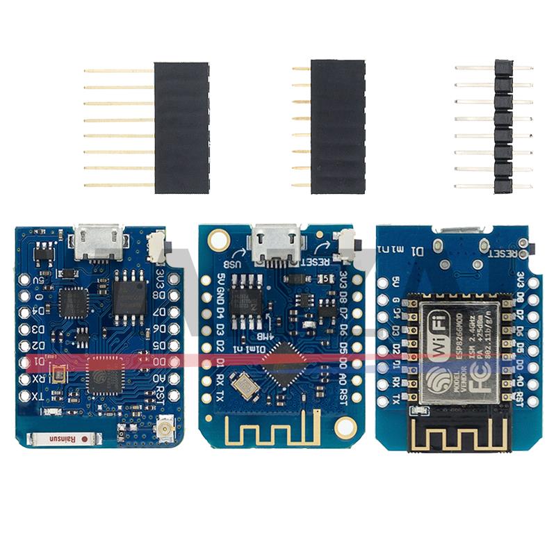 WeMos D1 Mini Pro V3.0.0 Bytes - Esp8266 Nodemcu Board recension och pris