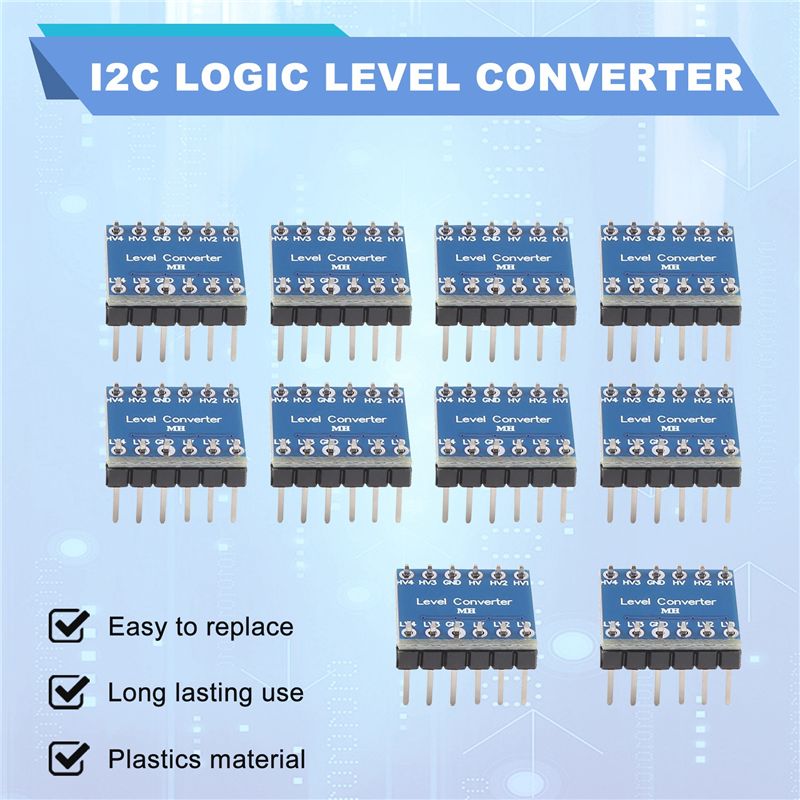 FULL-10Pcs 4 Channel IIC I2C L - Level Shifter 3.3V recension och pris