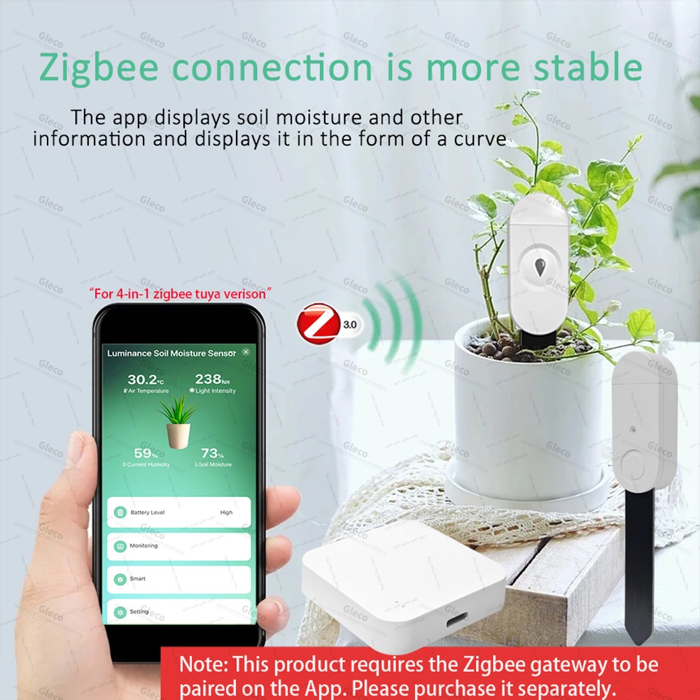 Zigbee Soil Moisture Sensor Me - Home Automation Ideas recension och pris