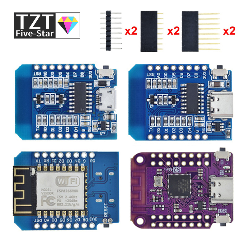 WeMos D1 Mini Pro V3.0 NodeMcu - Esp8266 Nodemcu Board recension och pris
